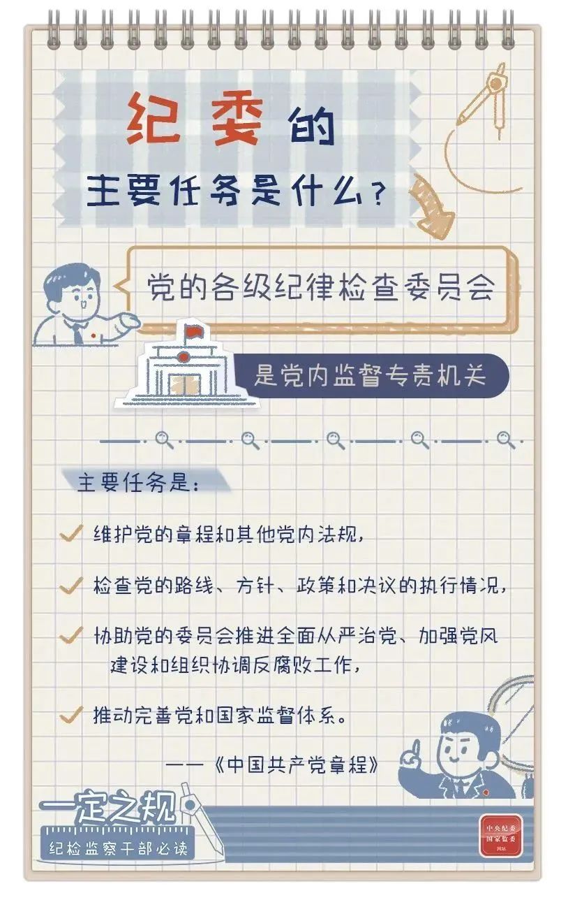 一定之规：纪委的主要任务是什么？？？？？？？