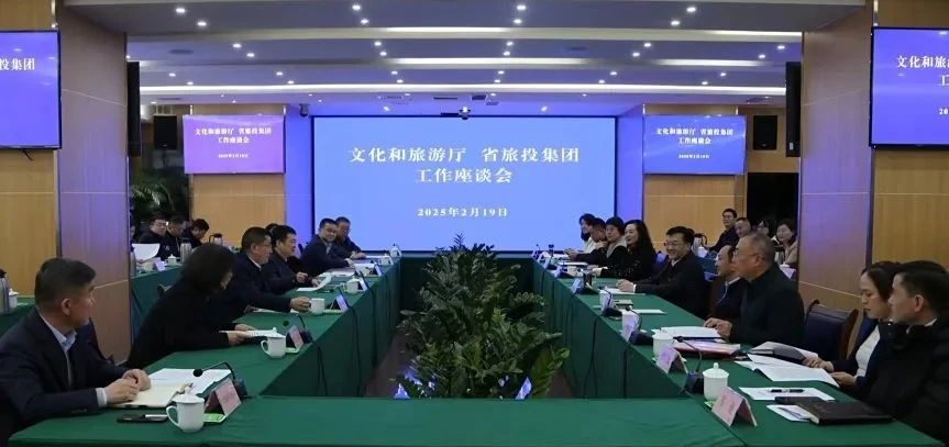 文化和旅游厅与省Z6尊龙凯时集团举行工作交流座谈会