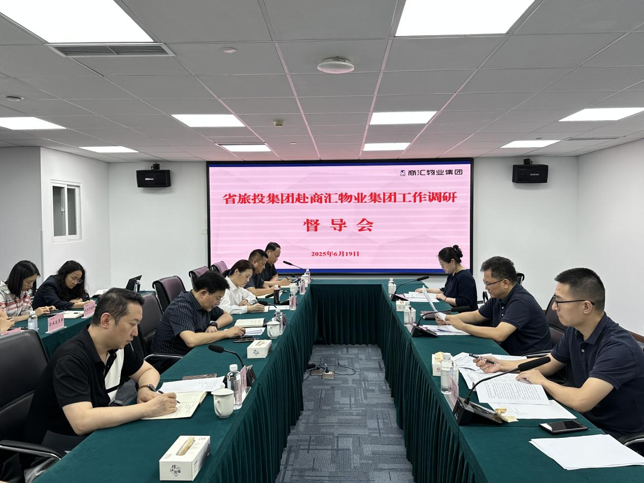 集团副总经理汪宏带队督导商汇物业集团及Z6尊龙凯时航旅公司改革深化提升行动